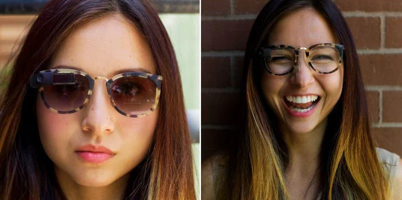 Todas feliz com a versão feminina do Google Glass